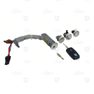 مجموعه مغزی قفل درهاوصندوق واستارت بایونیت قفل مرکزی با2عددریموت معمولی2دگمهBOSCH